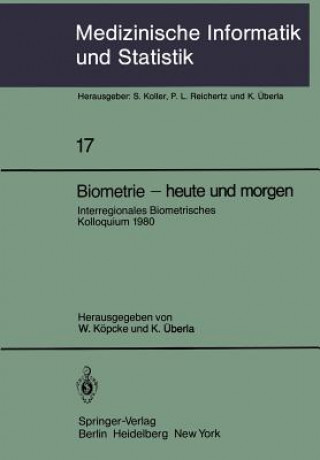 Könyv Biometrie - heute und morgen W. Köpcke
