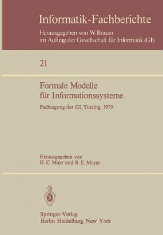 Kniha Formale Modelle für Informationssysteme H. C. Mayr