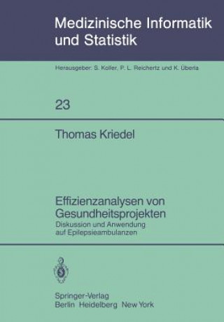 Knjiga Effizienzanalysen von Gesundheitsprojekten T. Kriedel