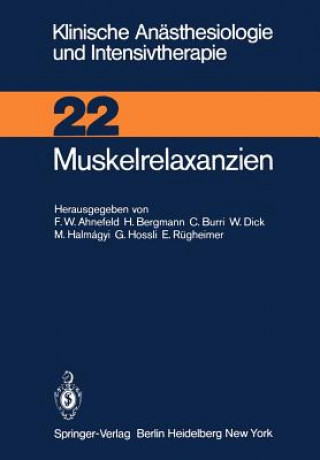 Carte Muskelrelaxanzien F. W. Ahnefeld