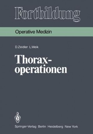 Książka Thoraxoperationen D. Zeidler