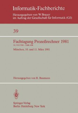 Knjiga Fachtagung Prozeßrechner 1981 R. Baumann