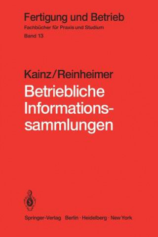 Buch Betriebliche Informationssammlungen Rolf Kainz