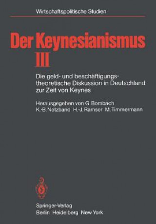 Buch Keynesianismus G. Bombach