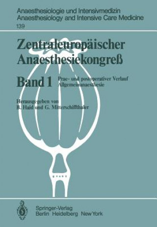 Книга Zentraleuropäischer Anaesthesiekongre? B. Haid