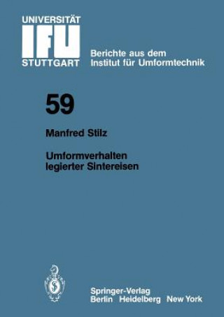 Книга Umformverhalten legierter Sintereisen Manfred Stilz