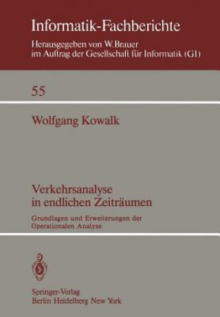 Buch Verkehrsanalyse in Endlichen Zeitraumen W. Kowalk