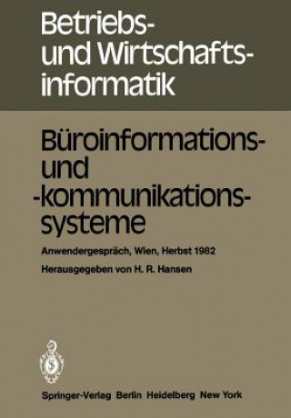 Book Buroinformations- und -kommunikationssysteme H. R. Hansen