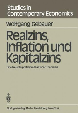 Knjiga Realzins, Inflation und Kapitalzins W. Gebauer