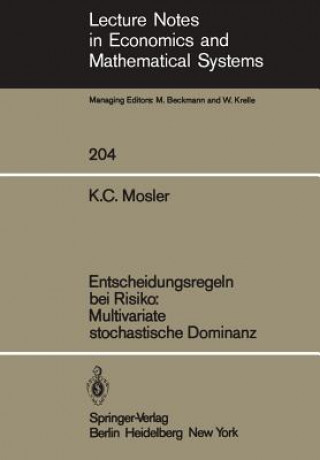 Knjiga Entscheidungsregeln bei Risiko Multivariate Stochastische Dominanz Karl Mosler