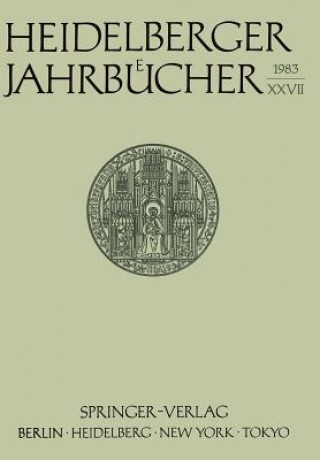 Книга Heidelberger Jahrbucher Universitats-Gesellschaft