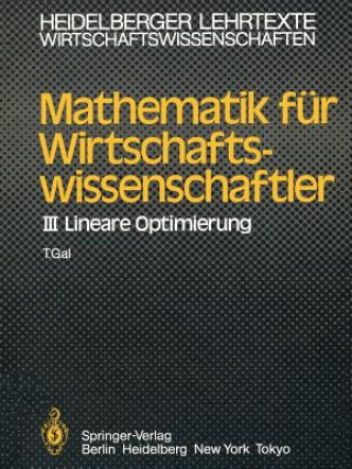 Carte Mathematik fur Wirtschaftswissenschaftler Tomas Gal