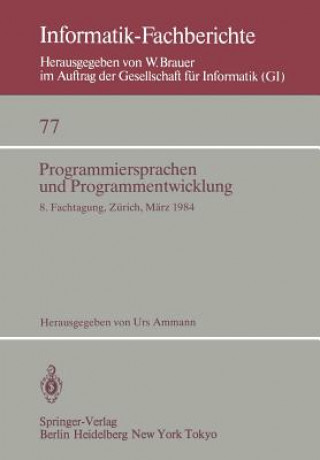 Knjiga Programmiersprachen und Programmentwicklung U. Ammann