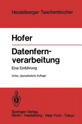 Kniha Datenfernverarbeitung Herbert Hofer
