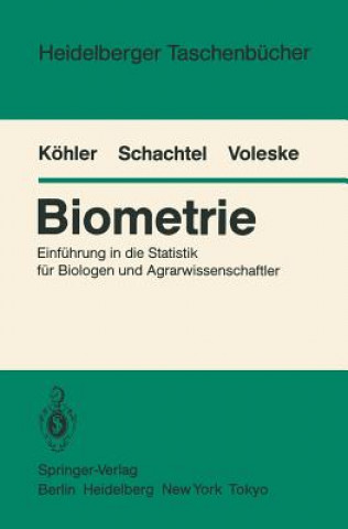 Livre Biometrie Wolfgang Köhler