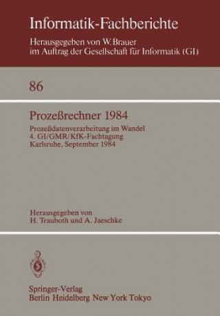 Kniha Prozeßrechner 1984 A. Jaeschke