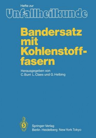 Knjiga Bandersatz mit Kohlenstoffasern C. Burri