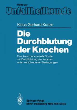 Kniha Die Durchblutung der Knochen Klaus-Gerhard Kunze