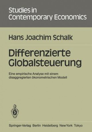 Kniha Differenzierte Globalsteuerung Hans J. Schalk