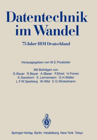 Könyv Datentechnik im Wandel Walter E. Proebster