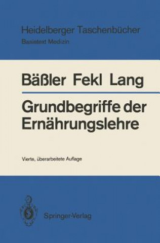 Carte Grundbegriffe der Ernahrungslehre Karl-Heinz Bäßler