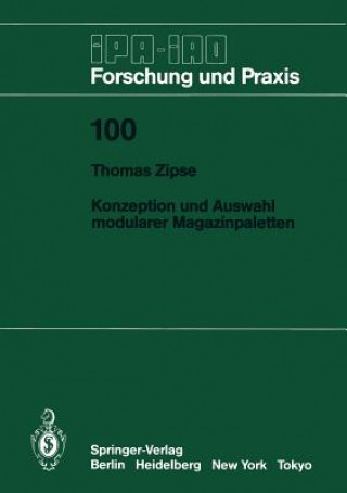 Kniha Konzeption und Auswahl Modularer Magazinpaletten Thomas Zipse