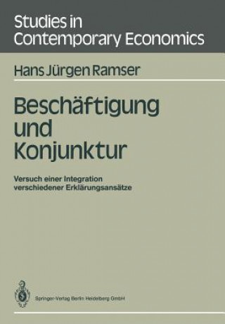 Kniha Ramser Beschaftigung Ubd Konjunktur Hans-Jürgen Ramser