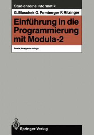 Libro Einfeuhrung in die Programmierung mit Modula-2 Günther Blaschek