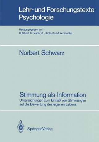 Książka Stimmung als Information N. Schwarz