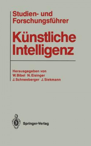 Książka Studien- und Forschungsfuhrer Kunstliche Intelligenz Wolfgang Bibel