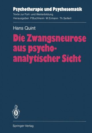 Livre Die Zwangsneurose aus psychoanalytischer Sicht Hans Quint