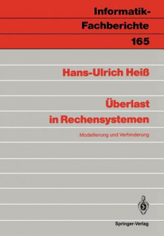 Knjiga Überlast in Rechensystemen Hans-Ulrich Heiß