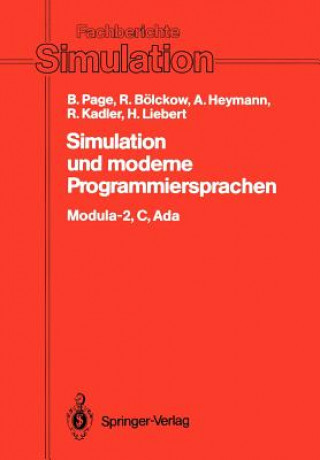 Knjiga Simulation und moderne Programmiersprachen Bernd Page