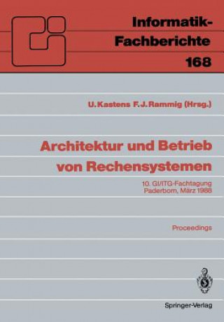 Book Architektur Und Betrieb Von Rechensystemen Uwe Kastens