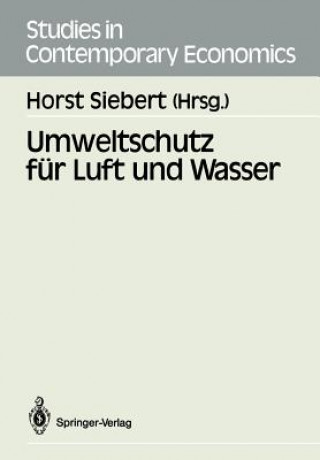 Kniha Umweltschutz Fur Luft Und Wasser Horst Siebert