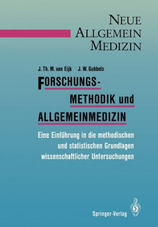 Kniha Forschungsmethodik und Allgemeinmedizin Jacobus Th. M. van Eijk