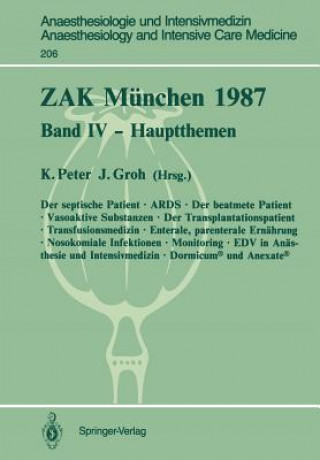 Libro ZAK München 1987 J. Groh