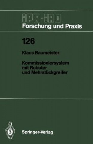Kniha Kommissioniersystem Mit Roboter und Mehrstuckgreifer Klaus Baumeister