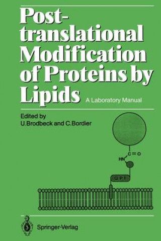 Książka Post-translational Modification of Proteins by Lipids Clement Bordier