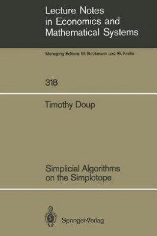 Knjiga Simplicial Algorithms on the Simplotope Timothy M. Doup