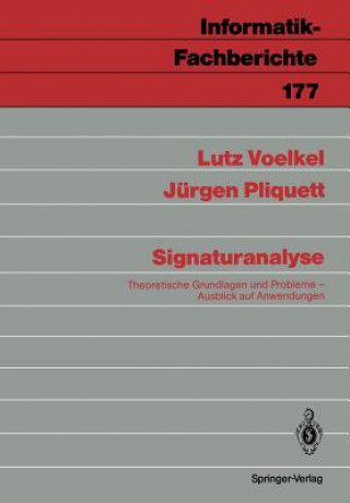 Könyv Signaturanalyse Lutz Voelkel