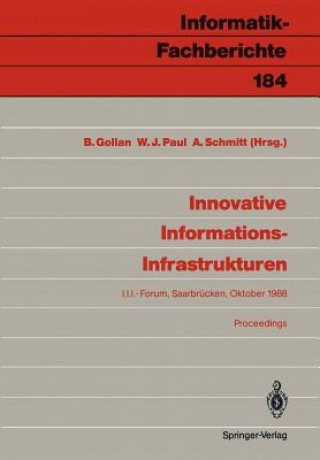 Kniha Innovative Informations-Infrastrukturen Bernhard Gollan