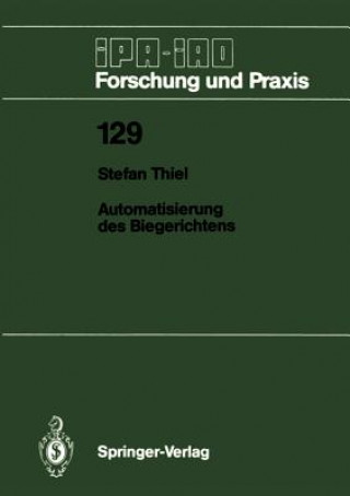 Kniha Automatisierung des Biegerichtens Stefan Thiel