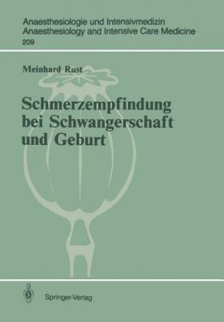 Książka Schmerzempfindung bei Schwangerschaft und Geburt Meinhard Rust