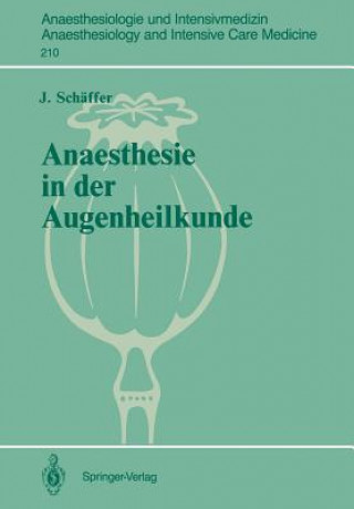 Carte Anaesthesie in der Augenheilkunde Jürgen Schäffer