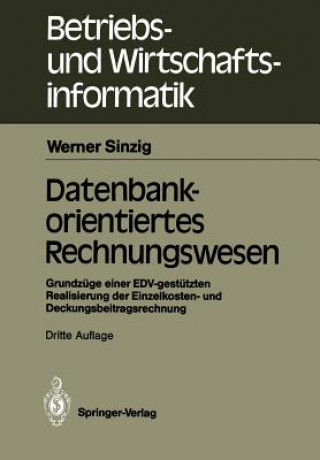 Carte Datenbankorientiertes Rechnungswesen Werner Sinzig