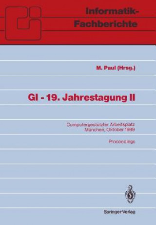 Kniha GI - 19. Jahrestagung M. Paul