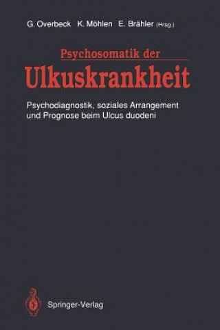 Könyv Psychosomatik der Ulkuskrankheit Elmar Brähler