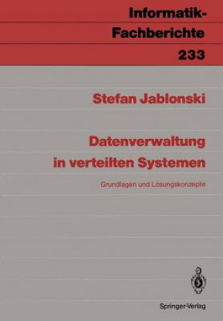 Libro Datenverwaltung in Verteilten Systemen Stefan Jablonski