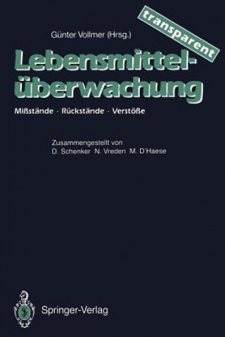 Книга Lebensmittel-überwachung transparent Günter Vollmer